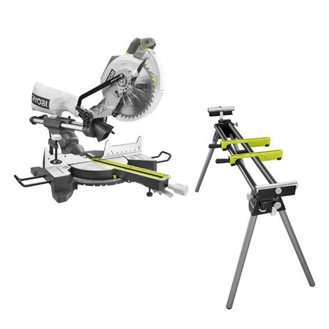 Ryobi In Corded Sliding Compound Miter Saw And Universal