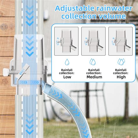 Snapklik Rainwater Collection System Sets Rain Barrel Diverter