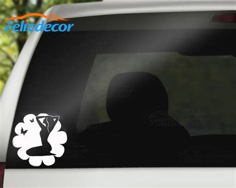 Sexy Naked Woman Flower Car Sticker Decal Yoga Style Art Vinyl Bumper Decor Cute Front