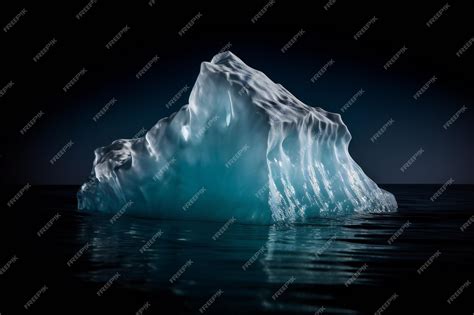 Premium AI Image | Melting Iceberg A Symbol of Global Warming