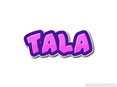 Tala Logo | Free Name Design Tool from Flaming Text