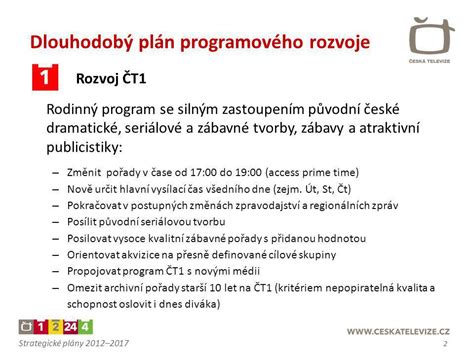 Dlouhodob Pl N Programov Ho Rozvoje Ppt St Hnout