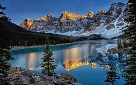 Herbert Lake Banff National Park Canada Wallpapers Wallpaper Cave