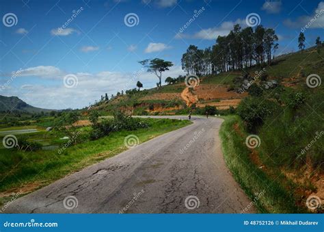 Madagascar stock photo. Image of road, asphalt, rural - 48752126