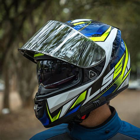 CAPACETE LS2 VECTOR EVO FF397 RIDER AZUL Adrenalina Motos