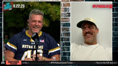 Pat Mcafee Show Live Tv Viewers All Make Same Complaint During Aaron