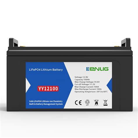 Kenlig Portable Plastic Battery Pack 12 8v 100 120 150 200ah Used In