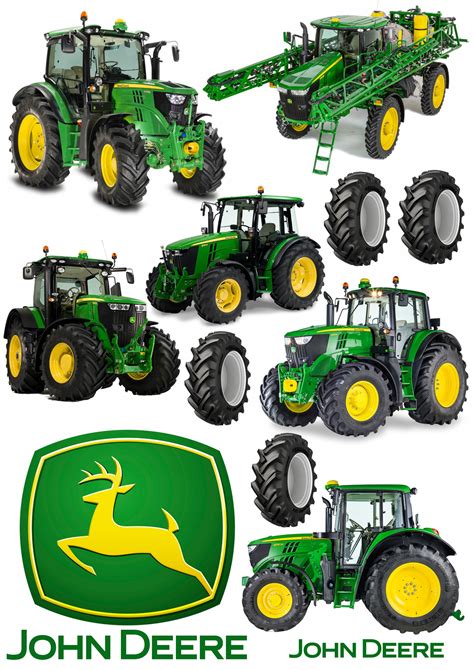 Opłatek Tort JOHN DEERE TRAKTOR Dekoracja Wydruk cukrowy A4 13335392994