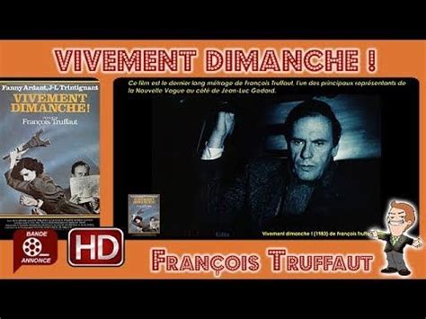 Vivement Dimanche De Fran Ois Truffaut Mrcinema