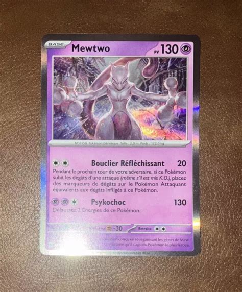 Carte Pokemon Mewtwo Holo Ev Ecarlate Et Violet Mew Fr