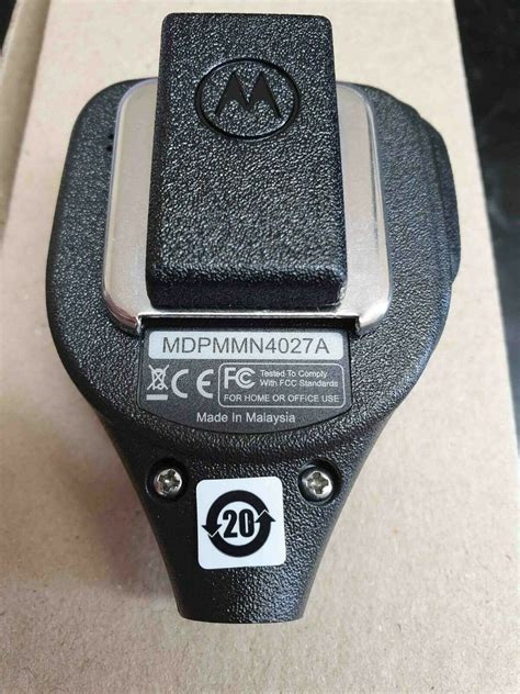 Motorola Gp Mdpmmn A Remote Speaker Mic No Cable New Free Uk