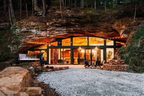 An Innovative And Eco Friendly Cave House Built Into A Natural Recess