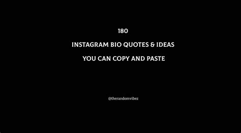 180 Instagram Bio Quotes And Ideas You Can Copy And Paste 2023