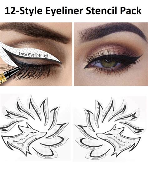 Style Eyeliner Stencil Pack Eyeliner Stencil Eye Makeup Stencil