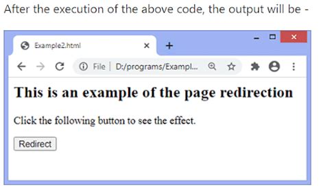 How To Redirect To Another Webpage Using Javascript Simplilearn