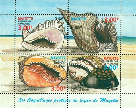 Mayotte 140 MH SS Marine Life SCV 8 00 BIN 4 00 Africa Mayotte