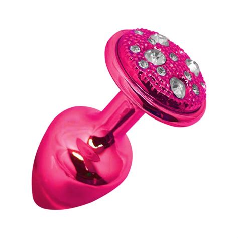 Plug Anal P Rosa Pedra Cravejada Em Strass Hard Dss Sex Shop