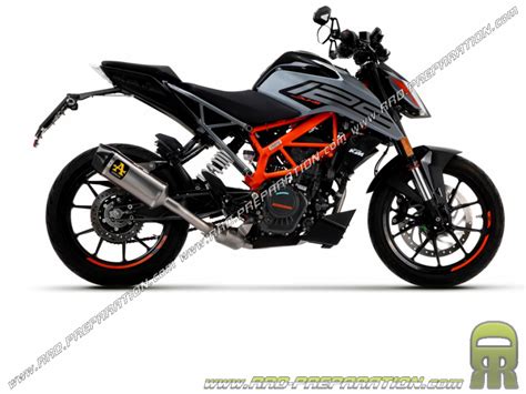 Ligne d échappement complète ARROW INDY RACE pour moto KTM DUKE 125 4T