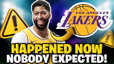 LEFT NOW JUST HAPPENED NOBODY EXPECTED IT LATEST LAKERS NEWS YouTube