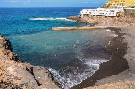 Bella Spiaggia In Callao Salvaje Su Tenerife Immagine Stock Immagine