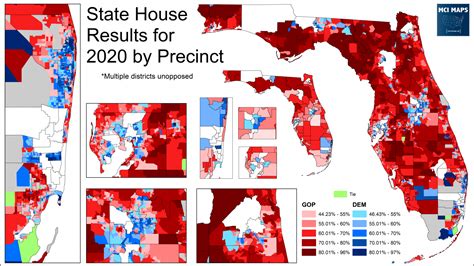 How Floridas State House Districts Voted In 2020 Mci Maps Election