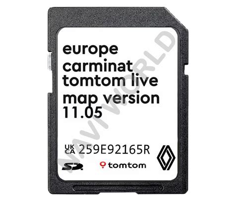 Renault Carminat TomTom Live 11 05 SD Kaart Europa 2023