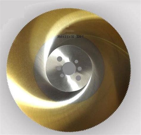 350mm X 25 X 32 180 Teeth Cold Saw Blade Hss Dmo5 Tin Coated New Ebay