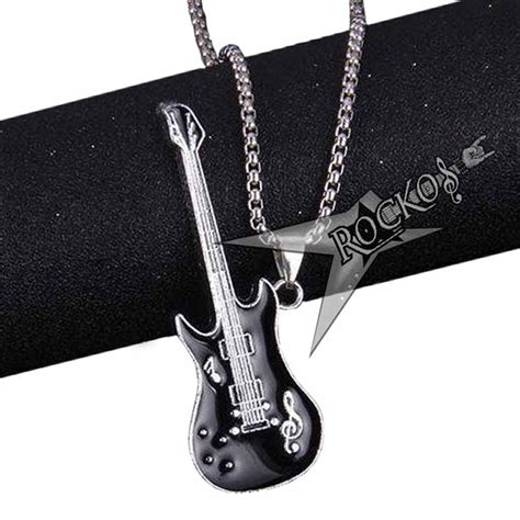 Guitar Necklaces Stainless Steel Rockos Online Store