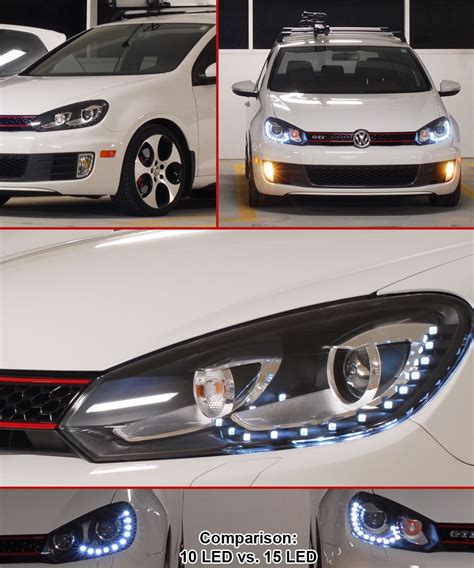 VLAND Projector Headlights For Volkswagen Golf MK6 2010 2014 NOT Fit