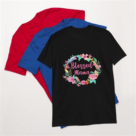 Blessed Mama Shirt Blessed Mom T Shirt Cute Mom Shirt Etsy