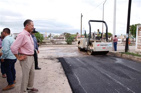 Quirino Inicia Reencarpetado De Calles En Escuinapa Olegario Quintero