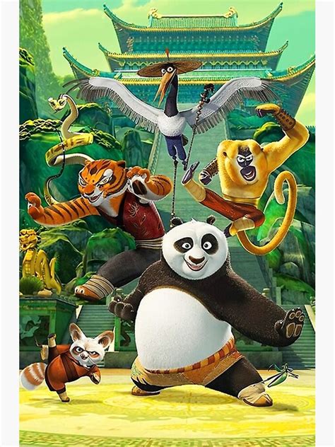 "Kung-Fu Panda Animation" Poster for Sale by carenlaw | Redbubble