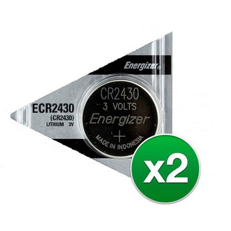 Energizer CR2430 Lithium Coin Cell Battery 290mAh 1 Piece Tear