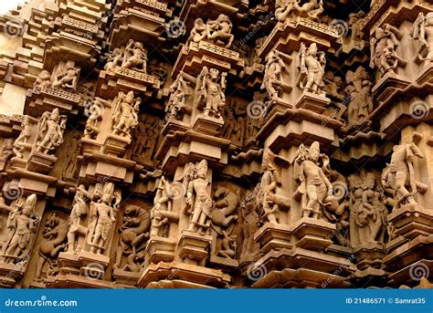 Khajuraho Temple In India Stock Image - Image: 21486571