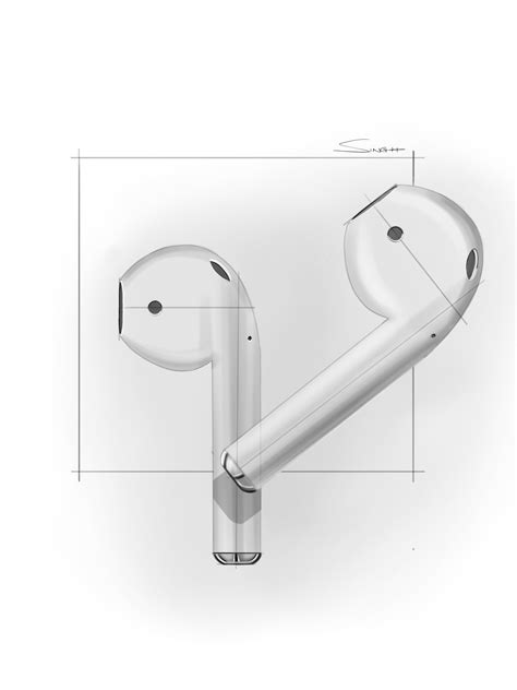 Apple Airpods Created On Sketchbook Pro On My Ipad Experimenting With