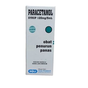 Jual PARACETAMOL HOLI SYRUP 120mg 5ml Shopee Indonesia