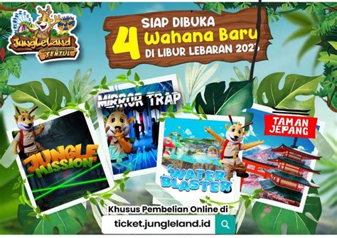 Sambut Libur Lebaran 2023 Jungle Land Buka 4 Wahana Baru Sekaligus