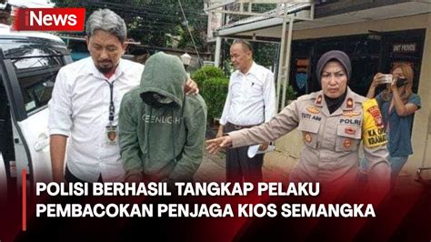 Polisi Tangkap Pelaku Bacok Penjaga Kios Semangka Di Pasar Induk Kramat