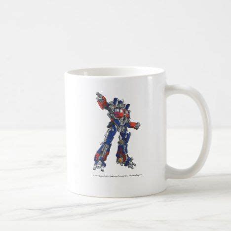 Optimus Prime Line Art Coffee Mug Optimusprime Transformers