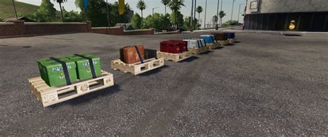 Fs Pallet Pack V Objects Mod F R Farming Simulator