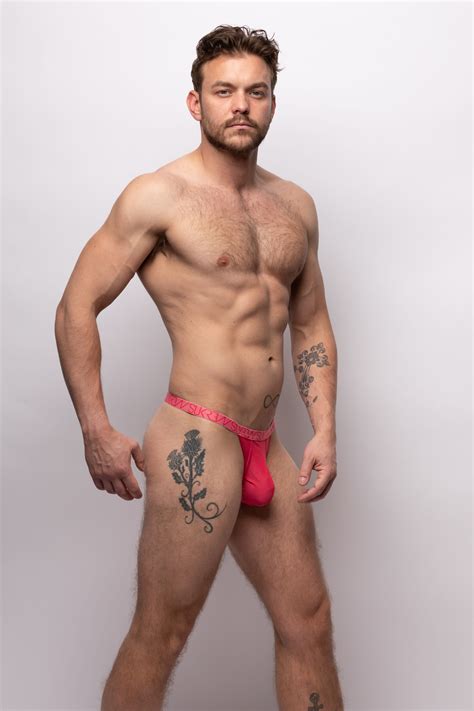 Sukrew Bubble Thong Deep Coral Gunderwear