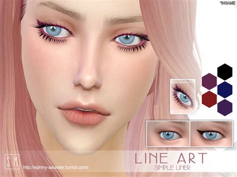 Perfect Colour Eyeliner The Sims 4 P1 Sims4 Clove Share Asia Tổng Hợp Custom Content The Sims