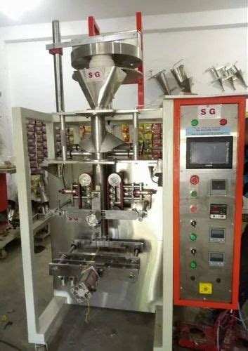 Collar Type Automatic Pouch Packing Machine Packaging Speed 2500 Rpm Power Consumption 1 Kw