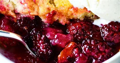 Easy Blackberry Cobbler Punchfork