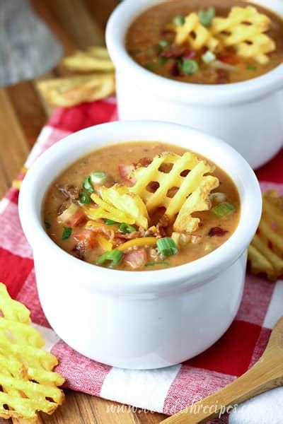 Slow Cooker Bacon Cheeseburger Soup Let S Dish Recipes