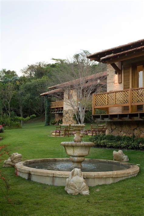 Jardim De Fazenda Tem Fontes Brom Lias E Cantos Para Relaxar