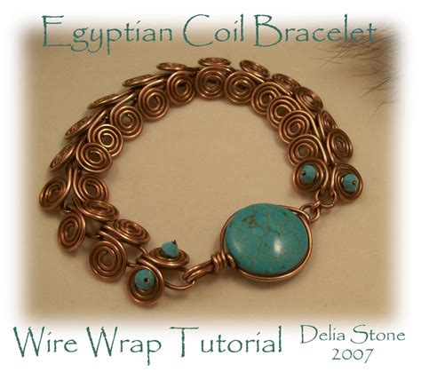 Egyptian Coil Bracelet Tutorial