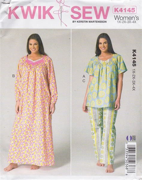 Kwik Sew Sewing Pattern 4145 Women S Plus Sizes 1X 4X Approx 22W 32W