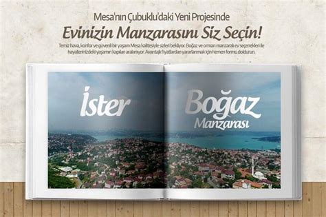 Mesa Çubuklu 28 Projesi ve Fiyatları Beykoz Yeni Emlak