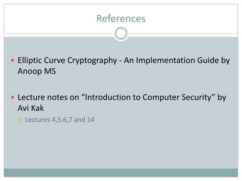 Ppt Elliptic Curve Cryptography Powerpoint Presentation Free Download Id 3327216